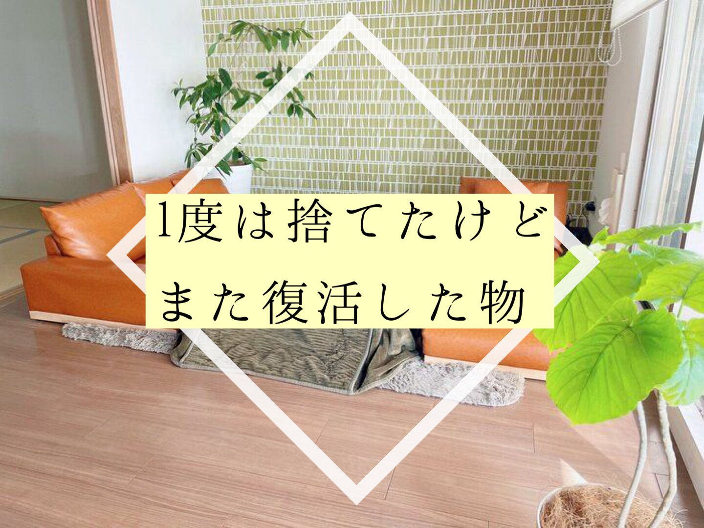 ミニマリストが1度は捨てたけど「やはり必要！」で、また復活したもの4選