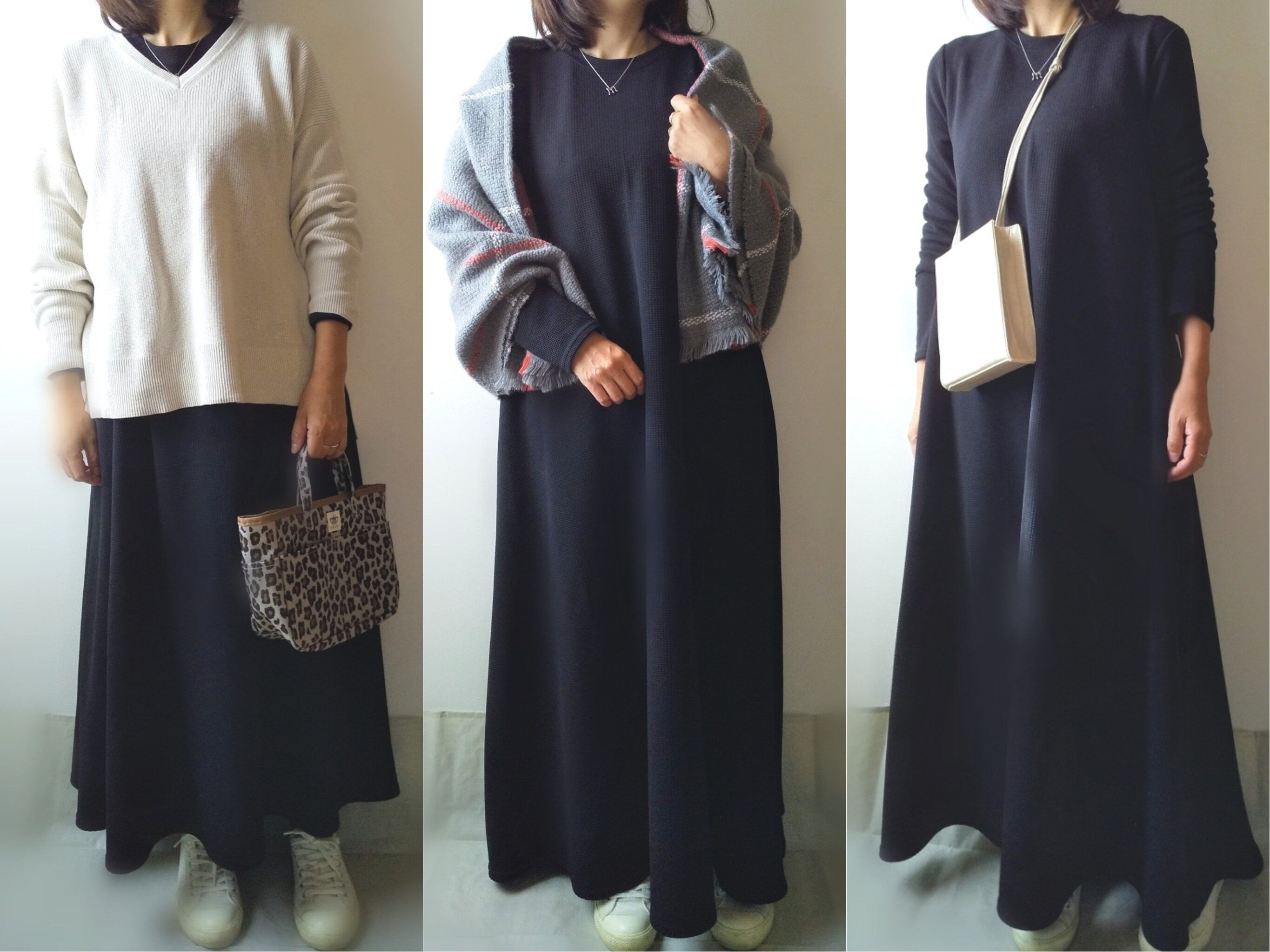 【coca】アラフォーにもオススメ！使い勝手バツグンなプチプラ黒ワンピース