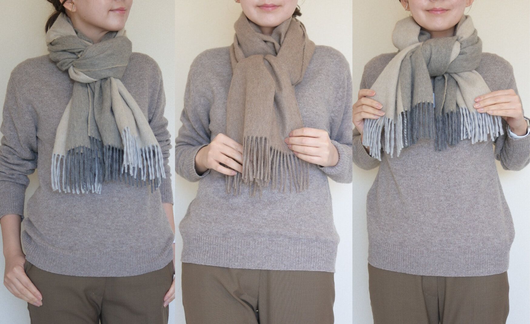 巻き方を変えるだけで垢抜け！おしゃれな40代がやっているストールの巻き方4選