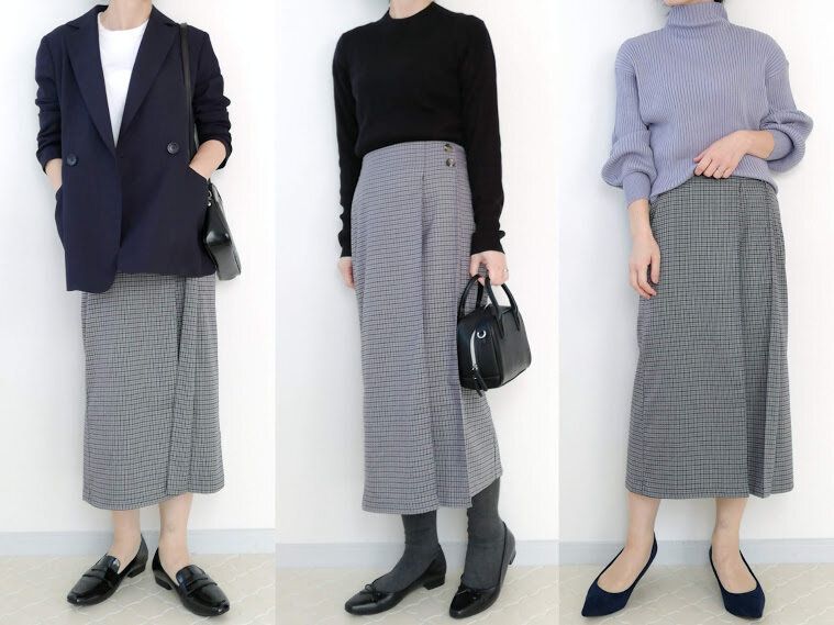40代一歩間違えたらイタイ「チェックスカート」の着こなしって？OK＆NGコーデで解説！