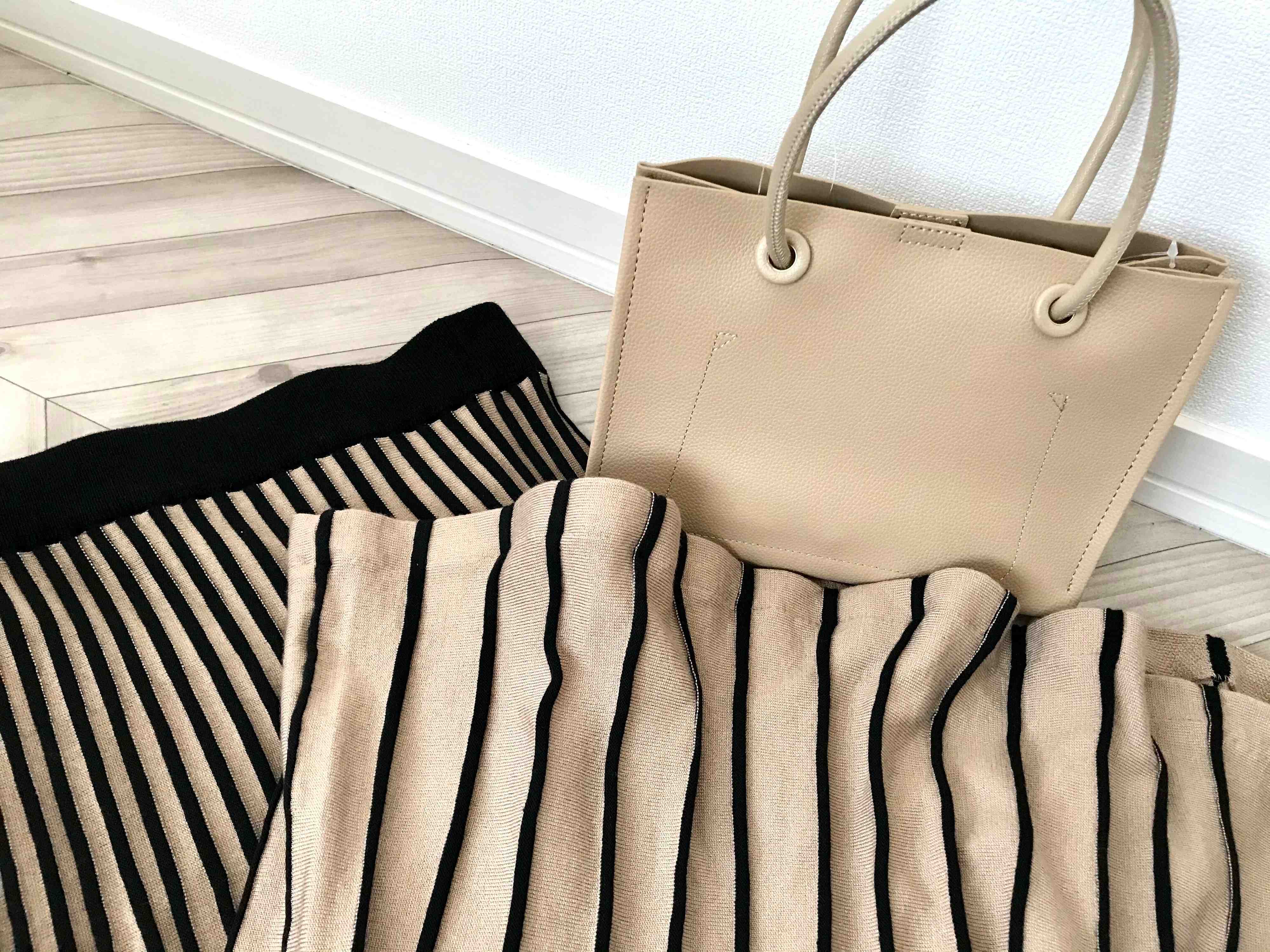 【しまむら】この値段でいいの！？まさかの金額に即買いした高見えバッグ＆スカート