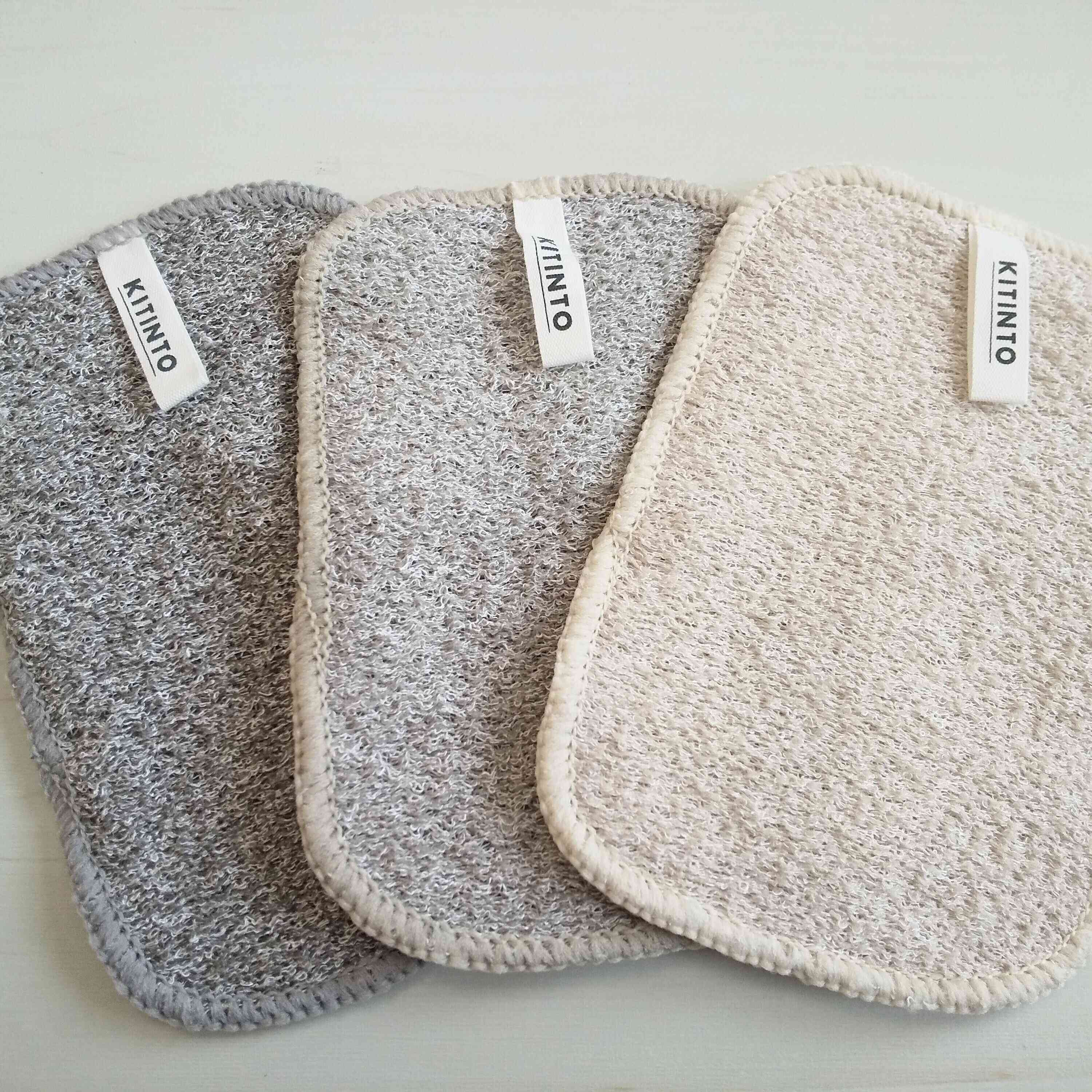 【3COINS】洗いものや掃除に！ナチュラルカラーがかわいいミディアムクロス