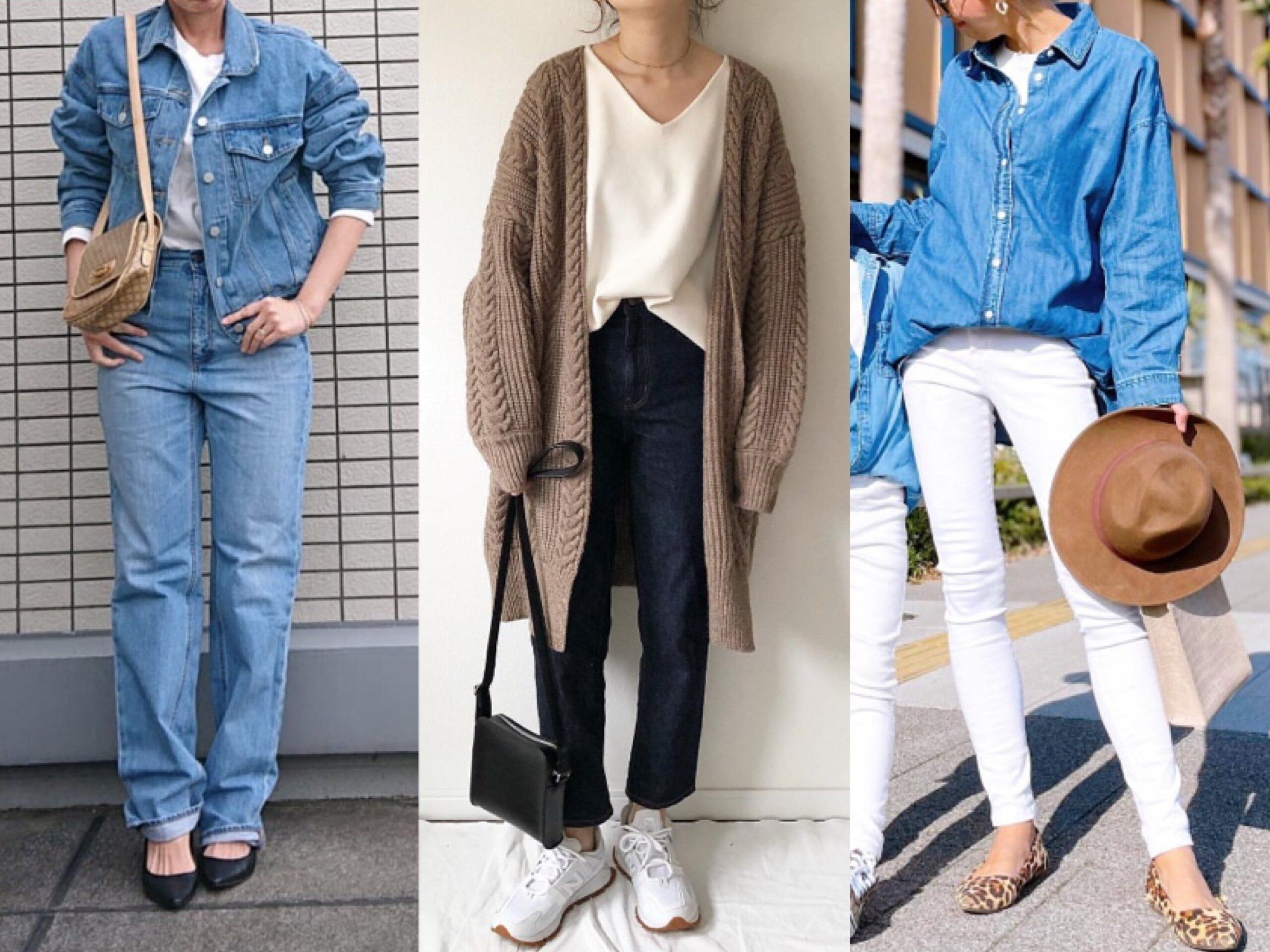 【GU】すぐ真似したい！アラフォーが一気におしゃれになる！春デニムコーデ5選