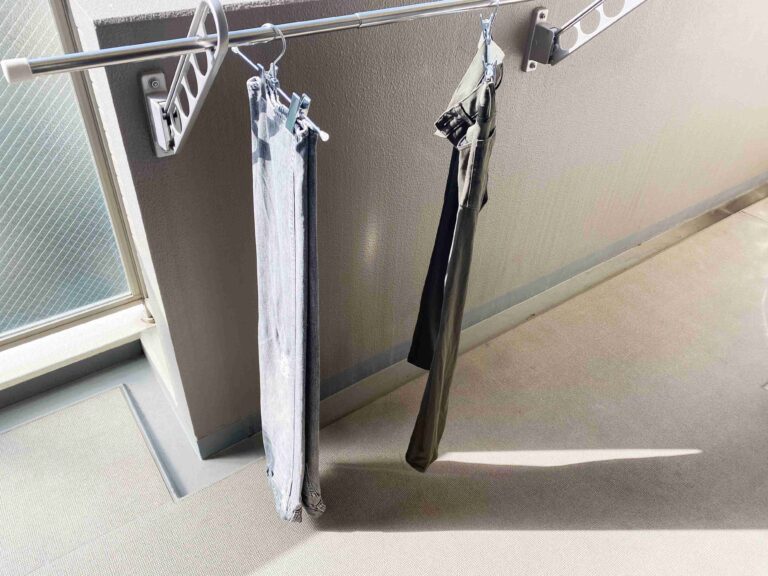 高さがたりず使いづらい物干し竿！手軽に使い勝手をよくするアイテムを見つけた！