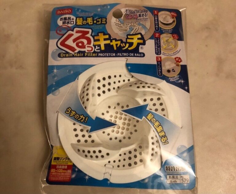 【ダイソー】お風呂の排水溝掃除が楽になる神アイテム発見！