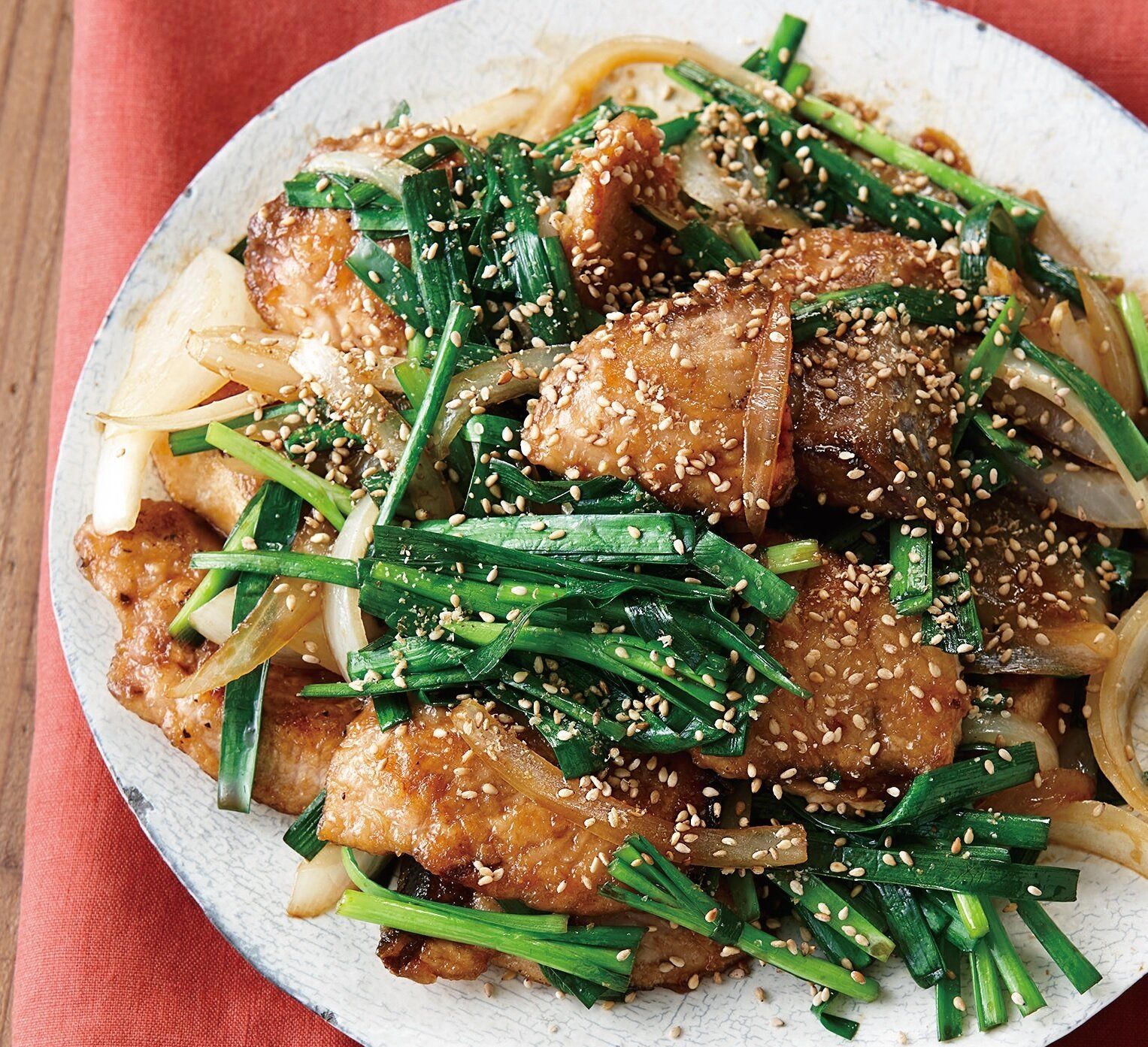 DHAとEPAを多く含むぶりをレバにら風炒めに♪ぶりにら炒め