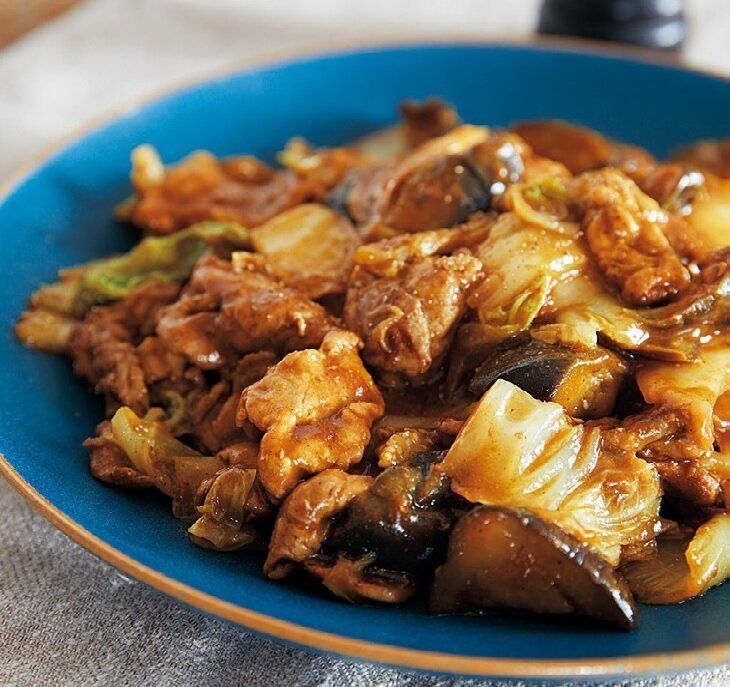 炒めものも味つけ一発！豚こまと白菜のカレーペッパー炒め