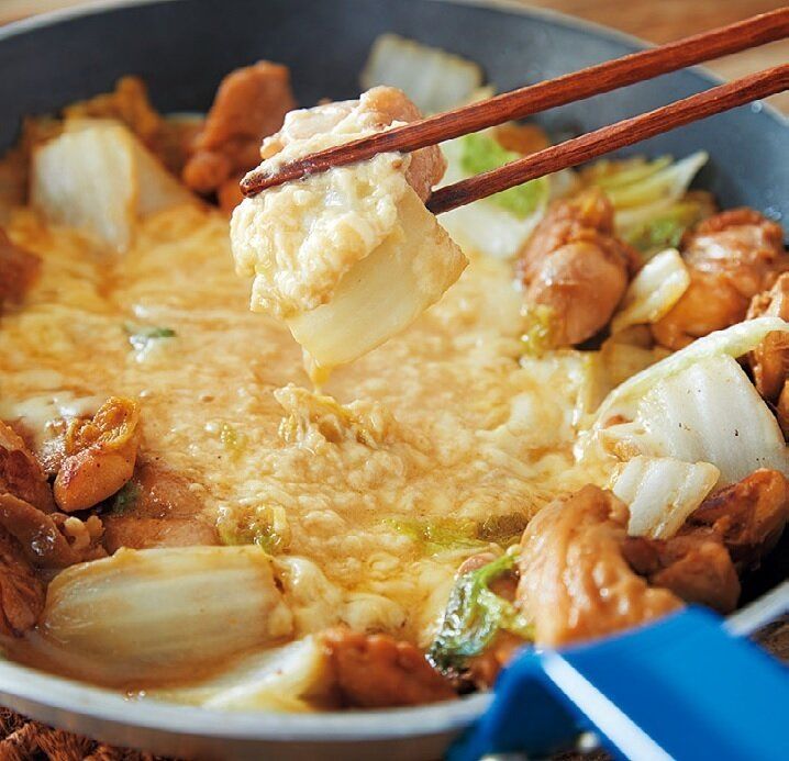 材料たった3つで超簡単！白菜のとろ～りチーズタッカルビ