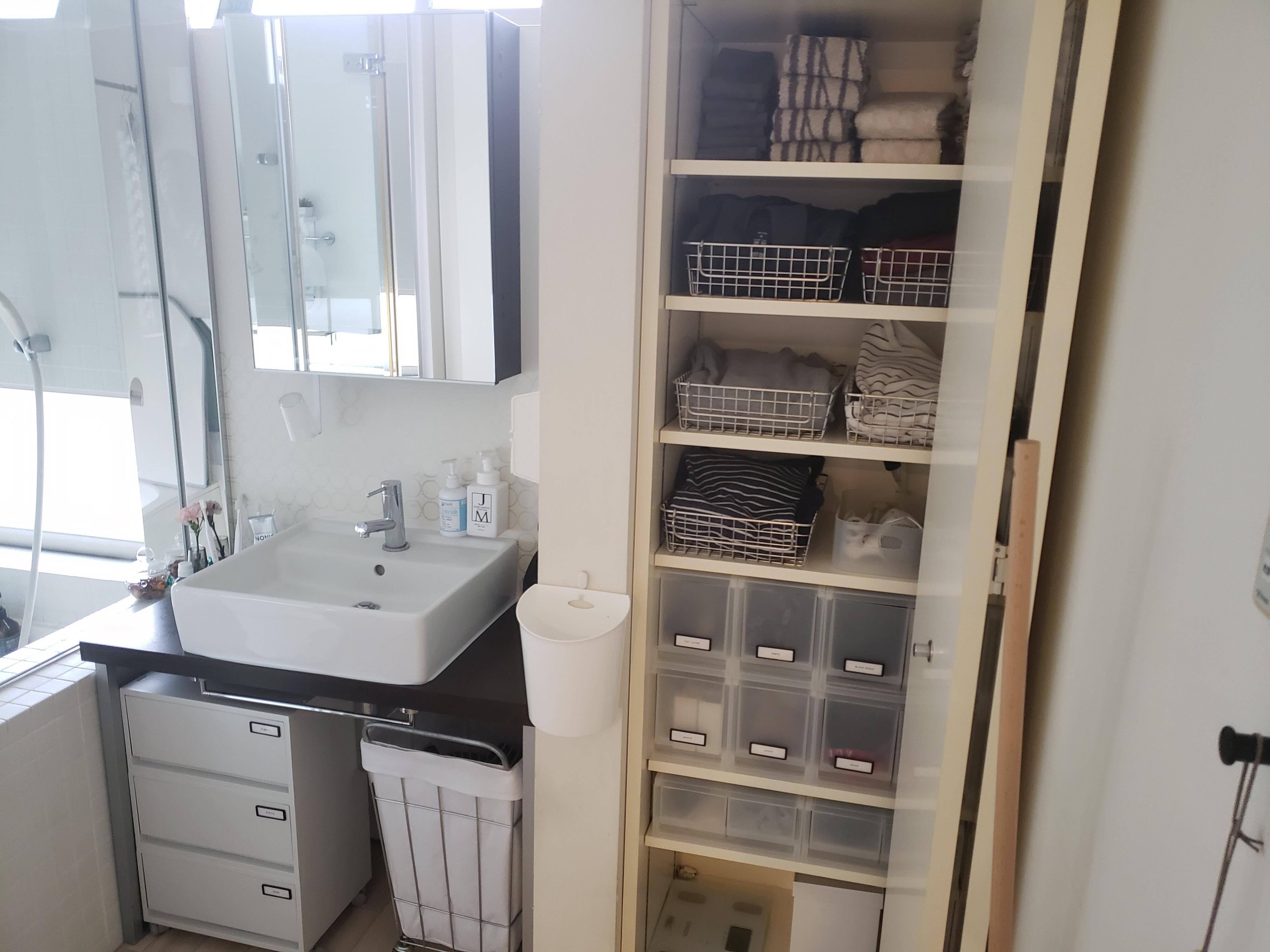 もう迷う必要なし！洗面所収納に悩んでた私が無印良品で揃えたもの！