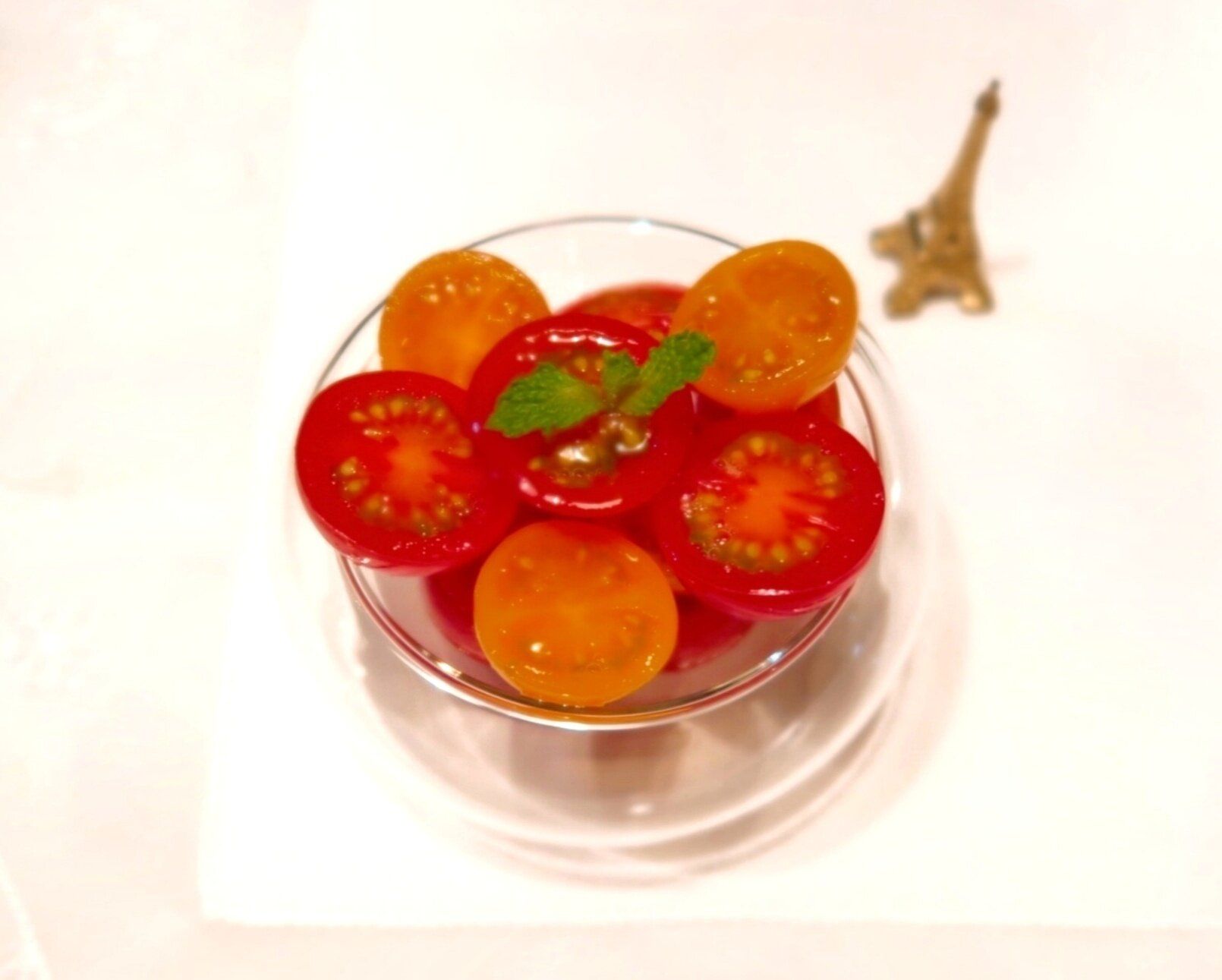 【混ぜるだけ！1分で完成】ミニトマトの瞬間マリネ～はちみつレモン風味～