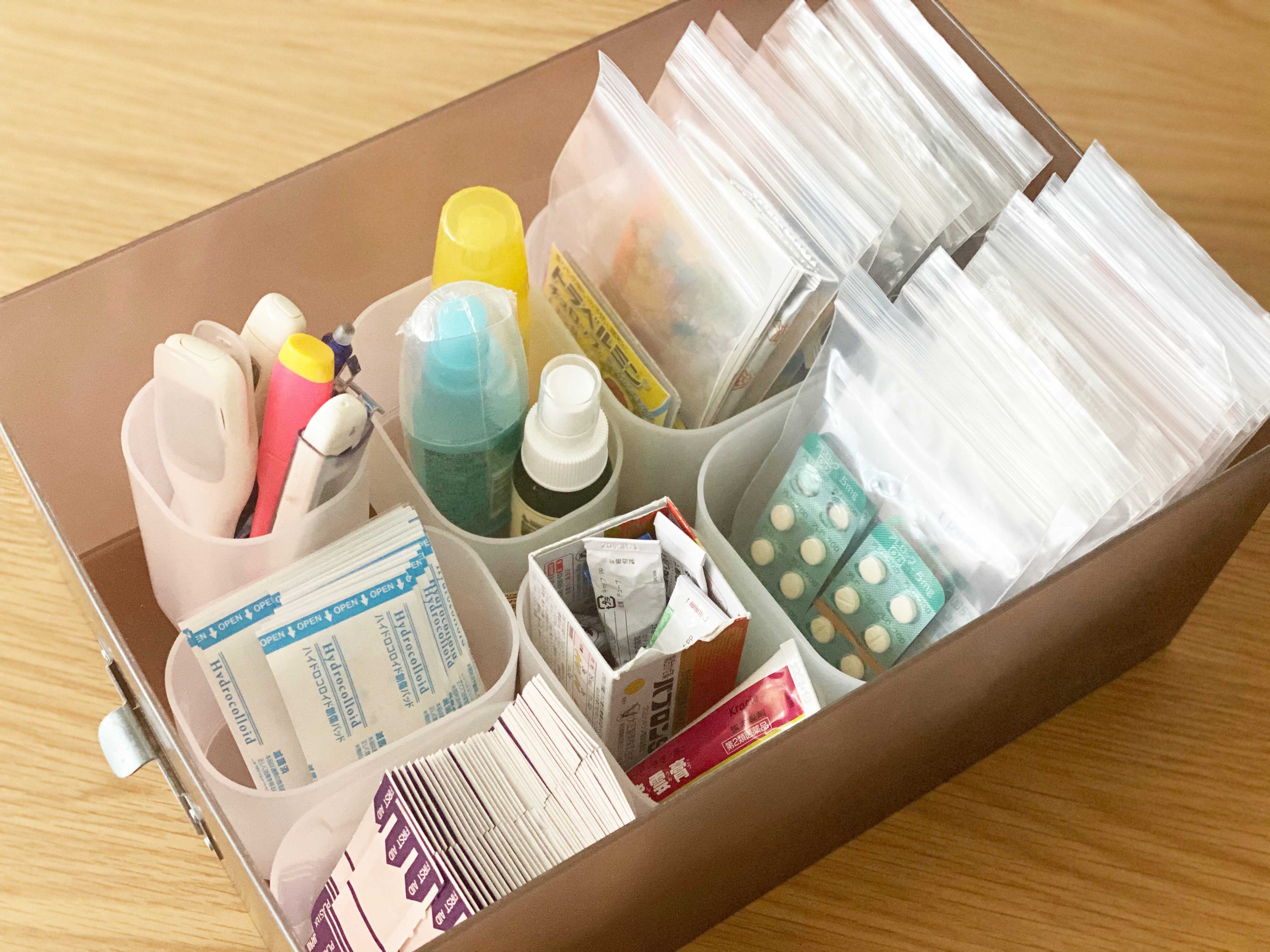 薬の整理法！たくさんあっても綺麗に片付く収納アイデア