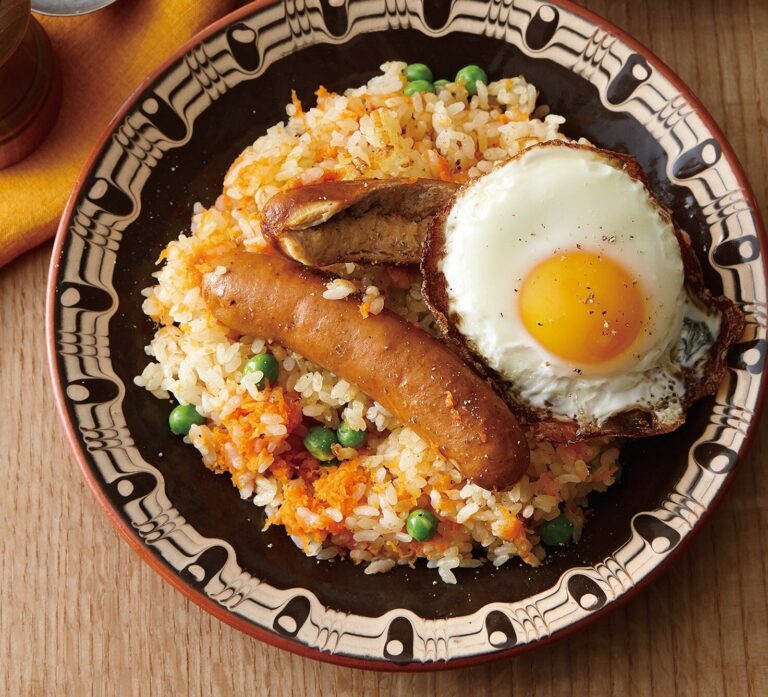ボリュームも栄養も◎！グリーンピースのにんじん炊き込みピラフ