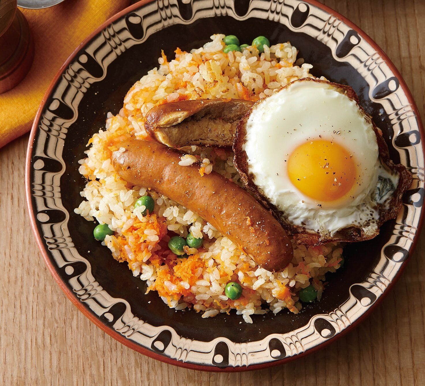 ボリュームも栄養も◎！グリーンピースのにんじん炊き込みピラフ