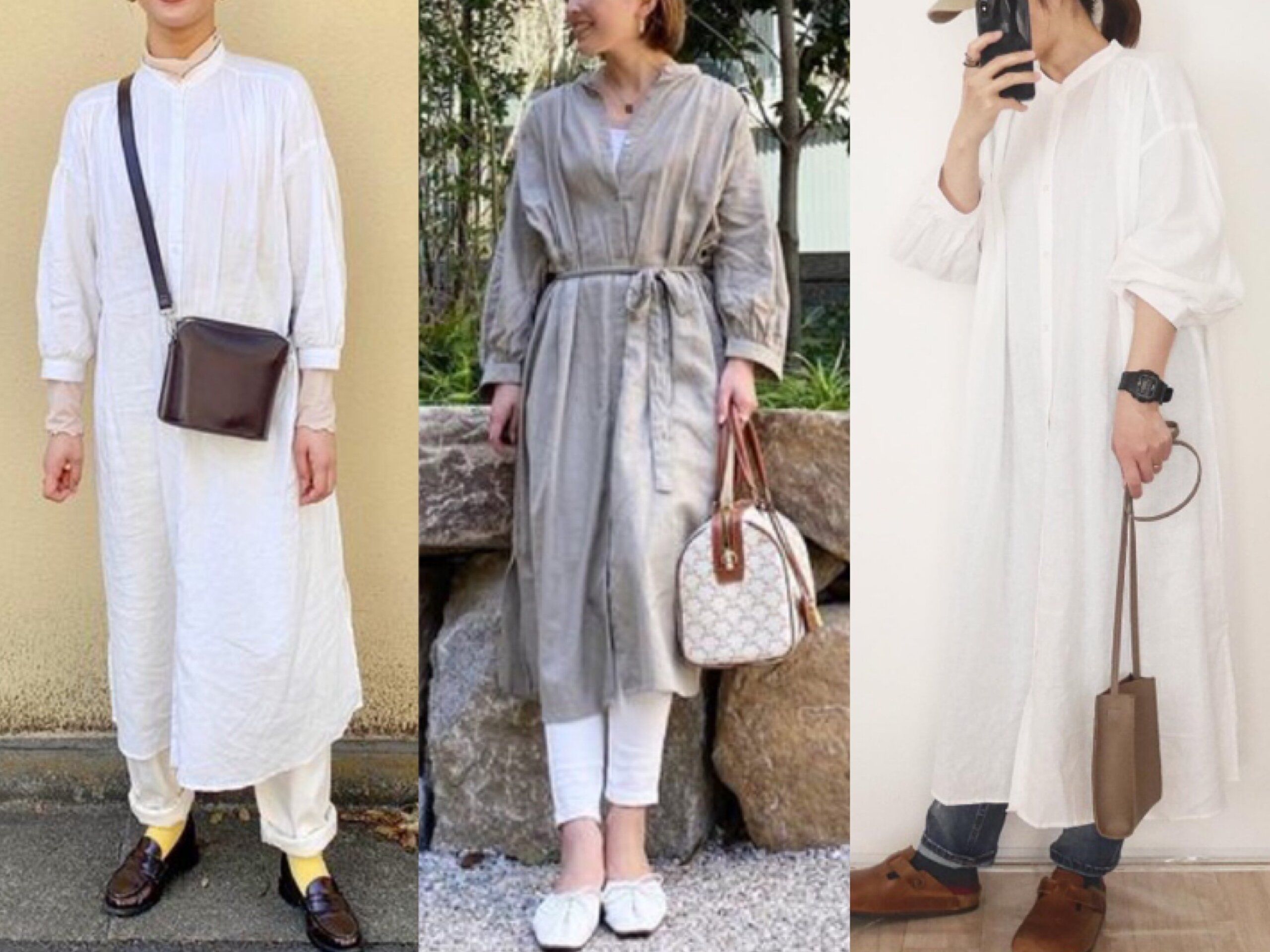 【GU】リラックススタイルがかわいい！リネンブレンドバンドワンピースお手本コーデ5選