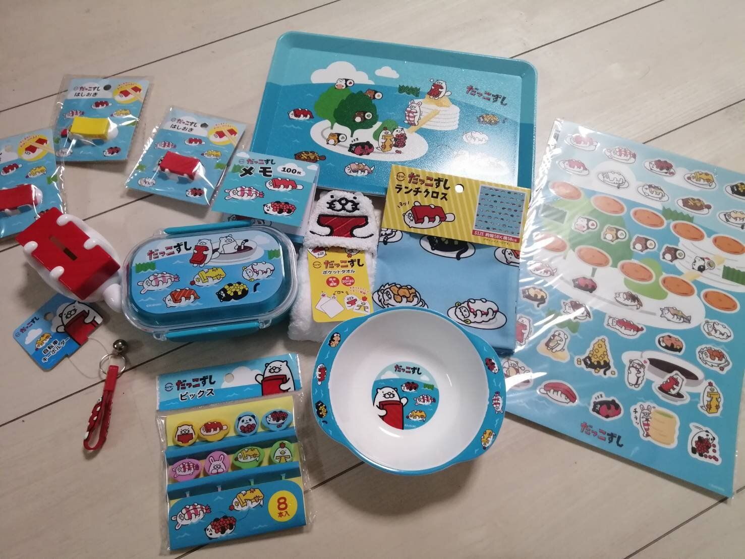 【セリア】こんなに可愛いのに110円でいいの？スシロー公式キャラクター「だっこずし」グッズが期間限定で発売中