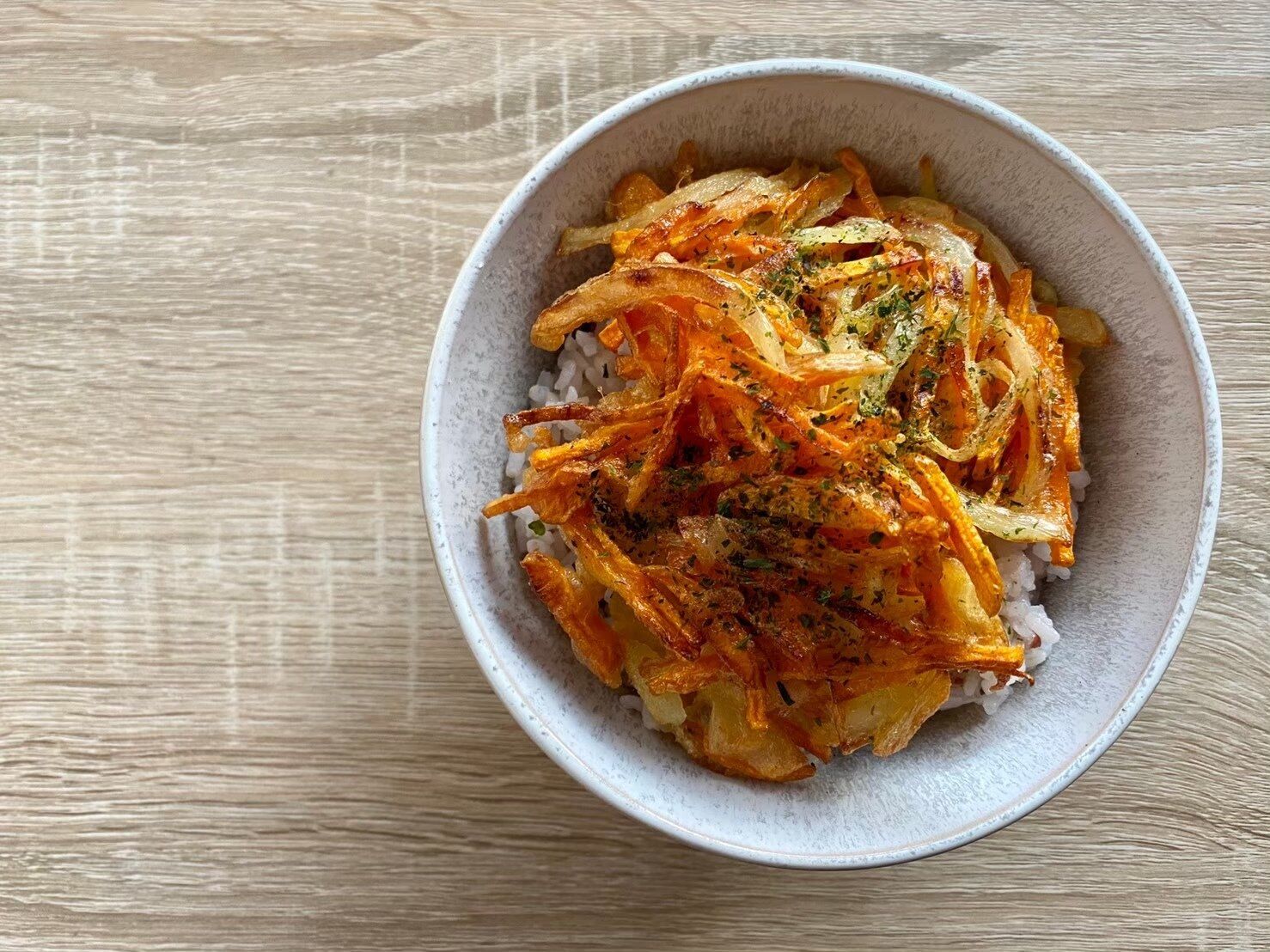 人参苦手を克服！サクッっとペロリ｢人参のかき揚げ｣