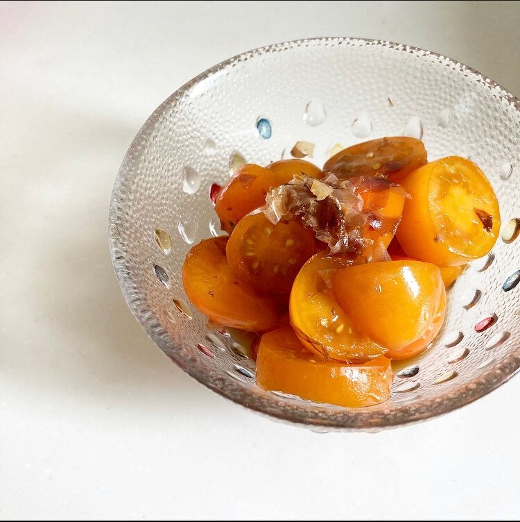 ミニトマトだけ！あと1品足したい時にも即完成「ミニトマトのさっぱり生姜サラダ」