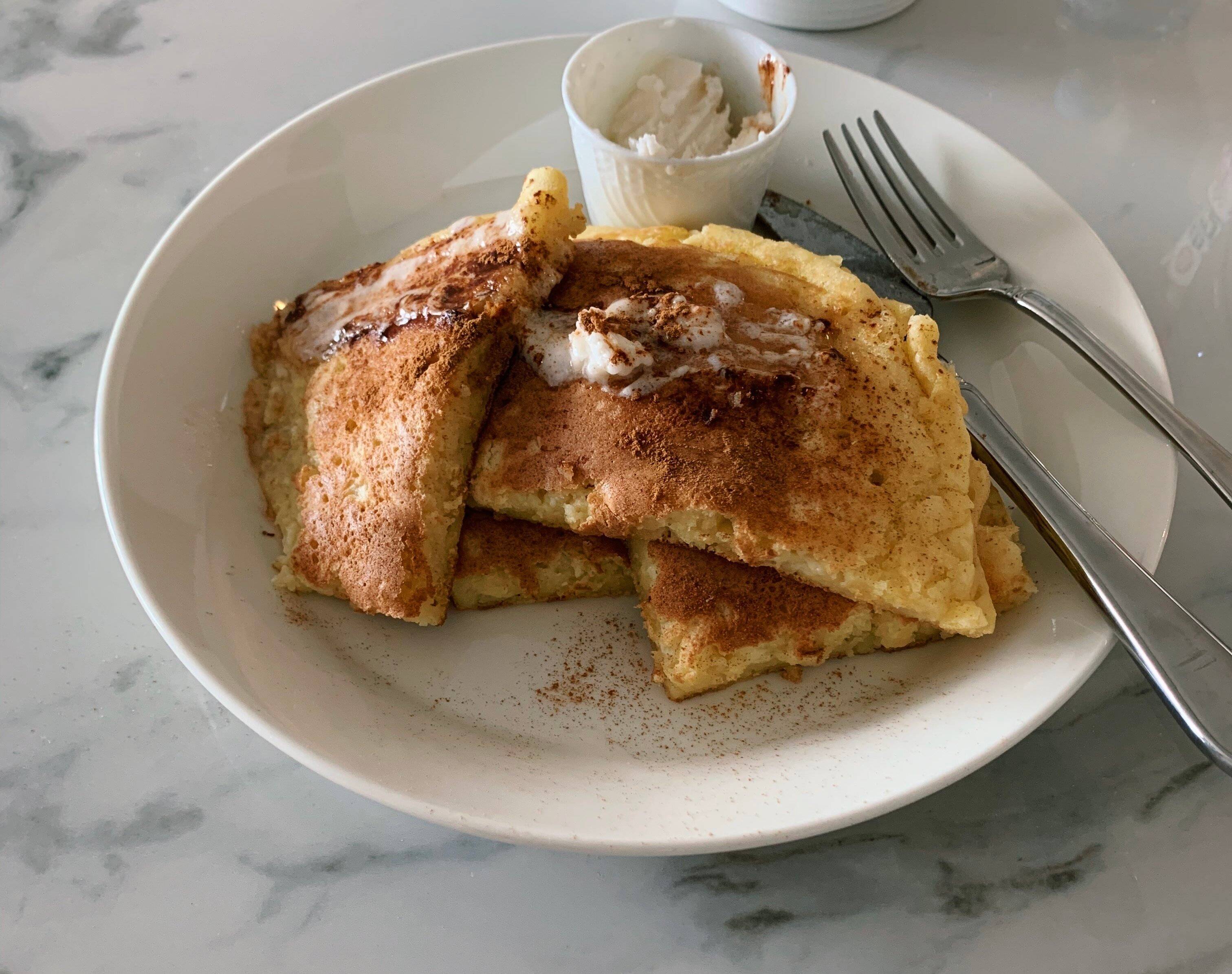 牛乳の代わりに〇〇を使えばモチモチに！ホットケーキミックスを使っておいしいホットケーキ