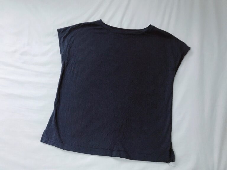 【無印良品】二の腕スッキリ見せが叶う！フレンチスリーブTシャツ