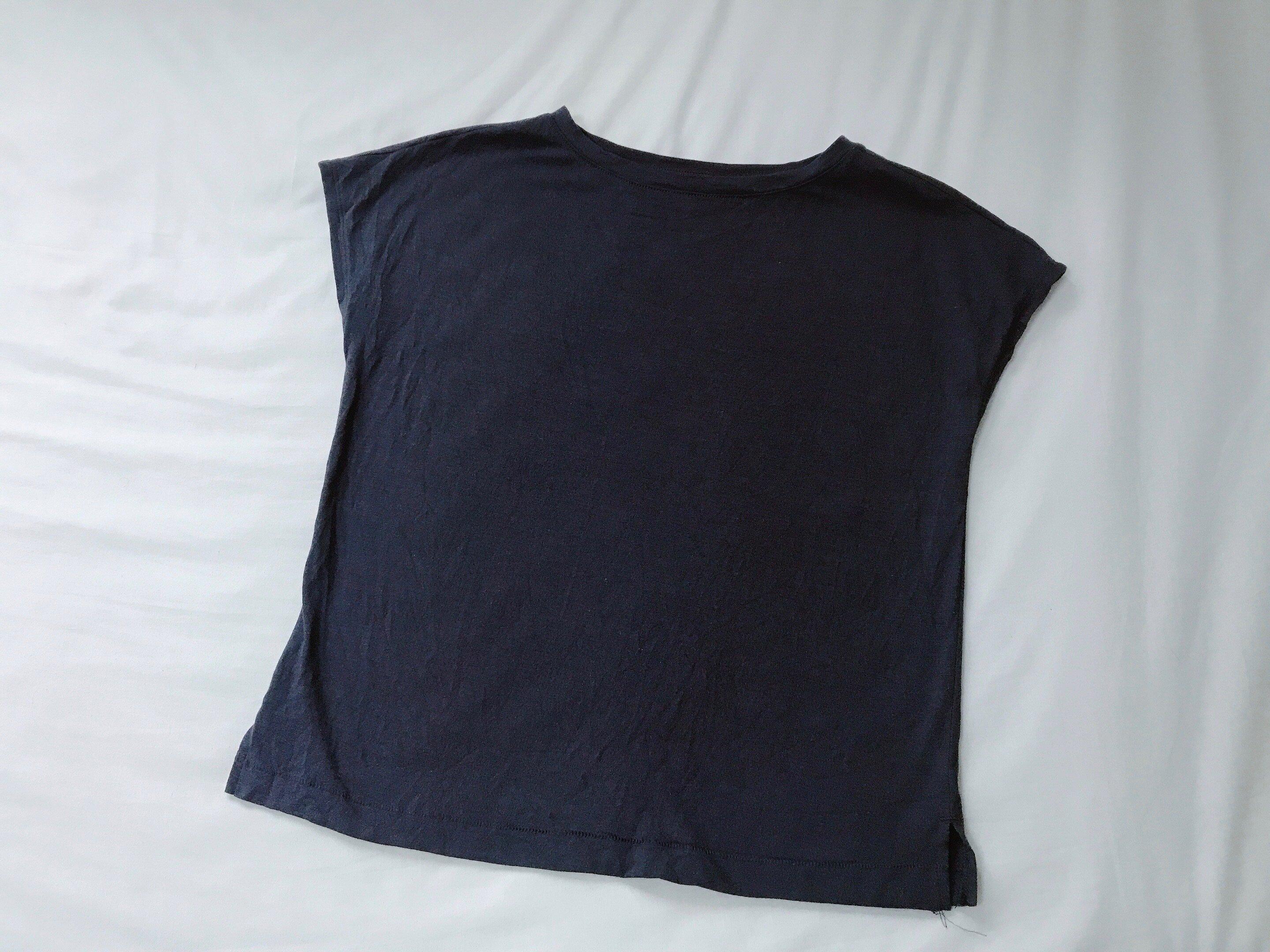 【無印良品】二の腕スッキリ見せが叶う！フレンチスリーブTシャツ