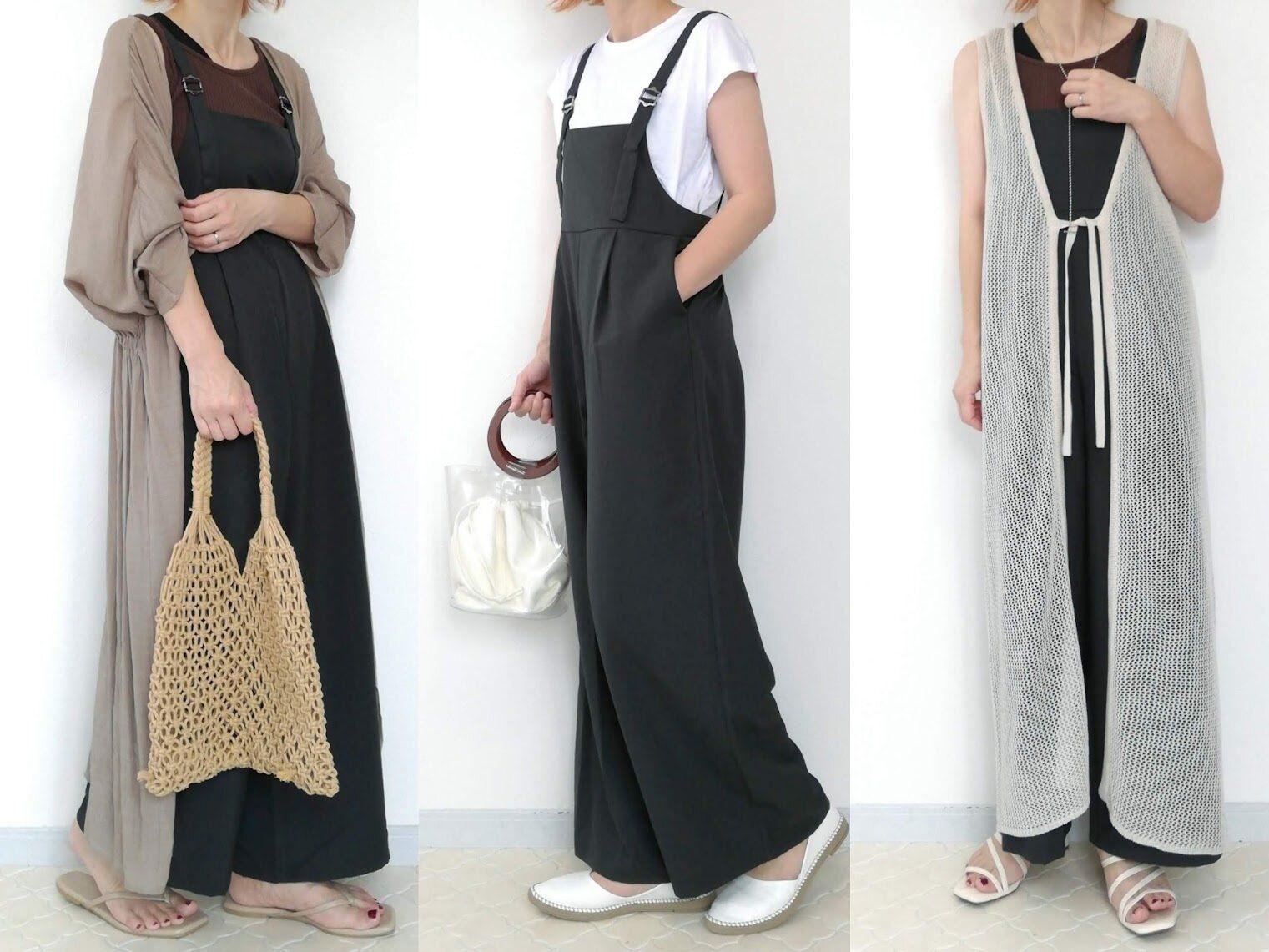 40代のためのサロペット　GUで見つけた！幼く見えない大人コーデって？