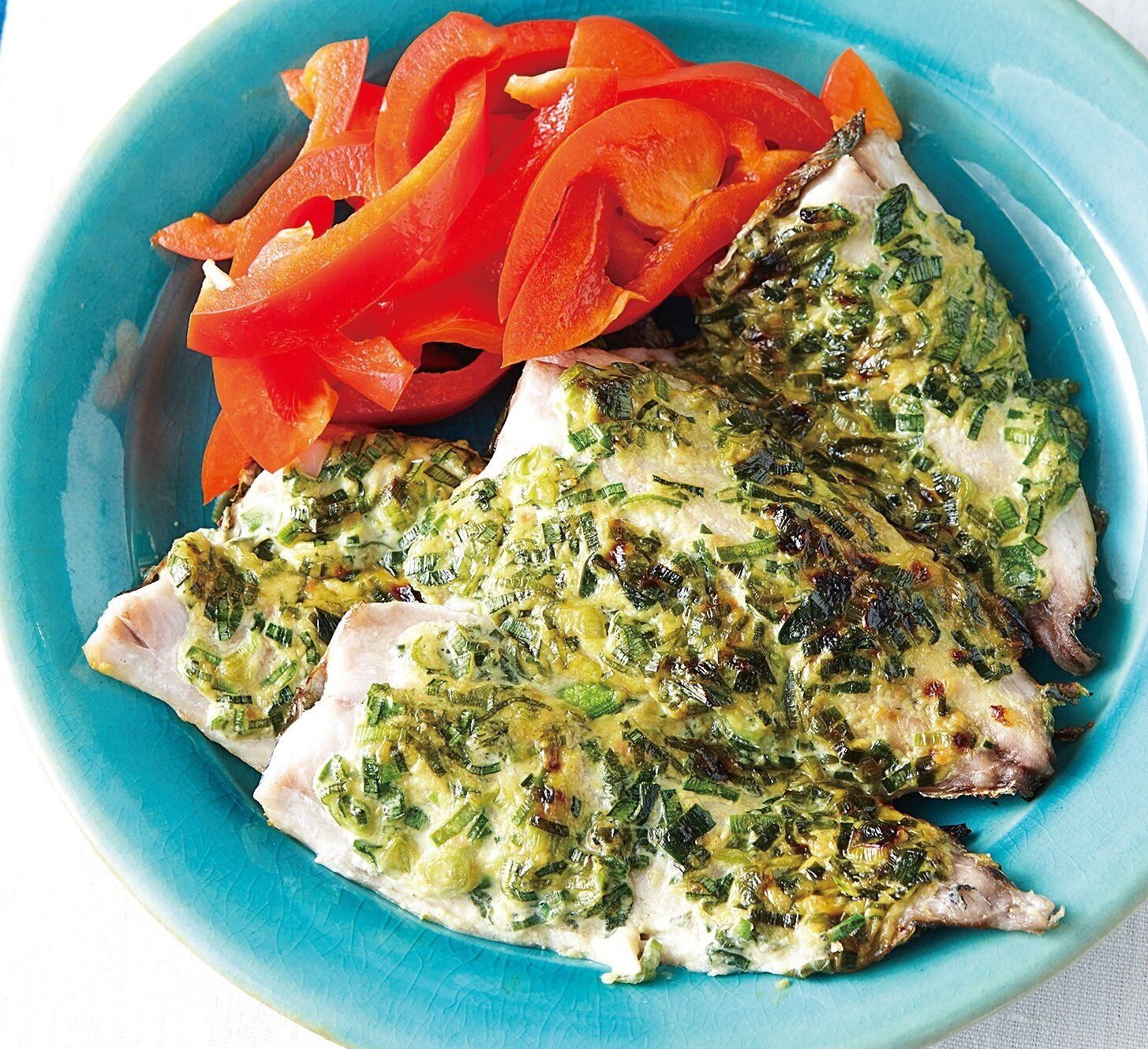 みそマヨで旬の魚をふんわり焼いて♪あじのにらみそマヨ焼き