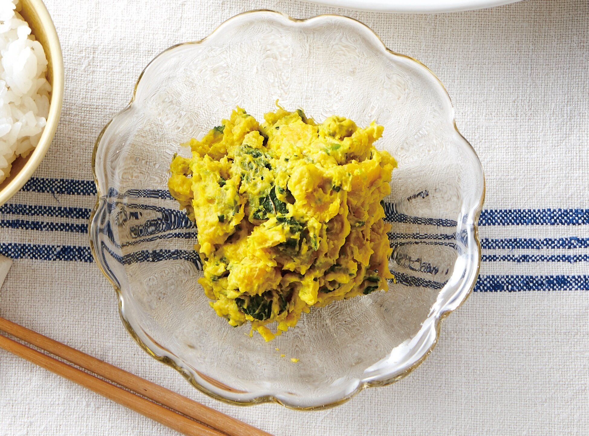 ぎゅっと濃縮した味が格別＆包丁いらずでラクチン！かぼちゃのサラダ