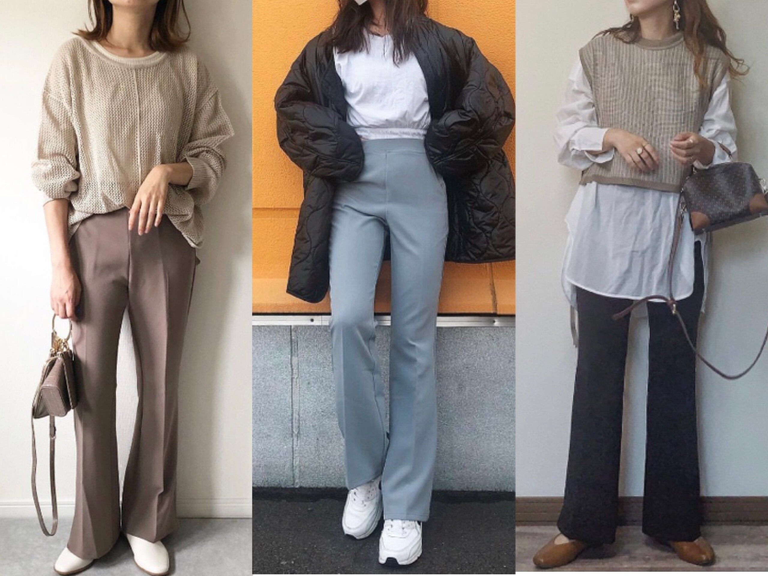 【GU】神パンツ降臨！2WAYストレッチフレアパンツを使ったお手本アラフォーコーデ5選