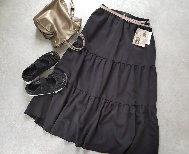 【しまむら】40代にもオススメ！甘くなりすぎない大人気ティアードスカート