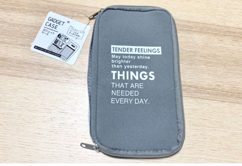 3COINSでみつけたガジェットケースが超優秀！