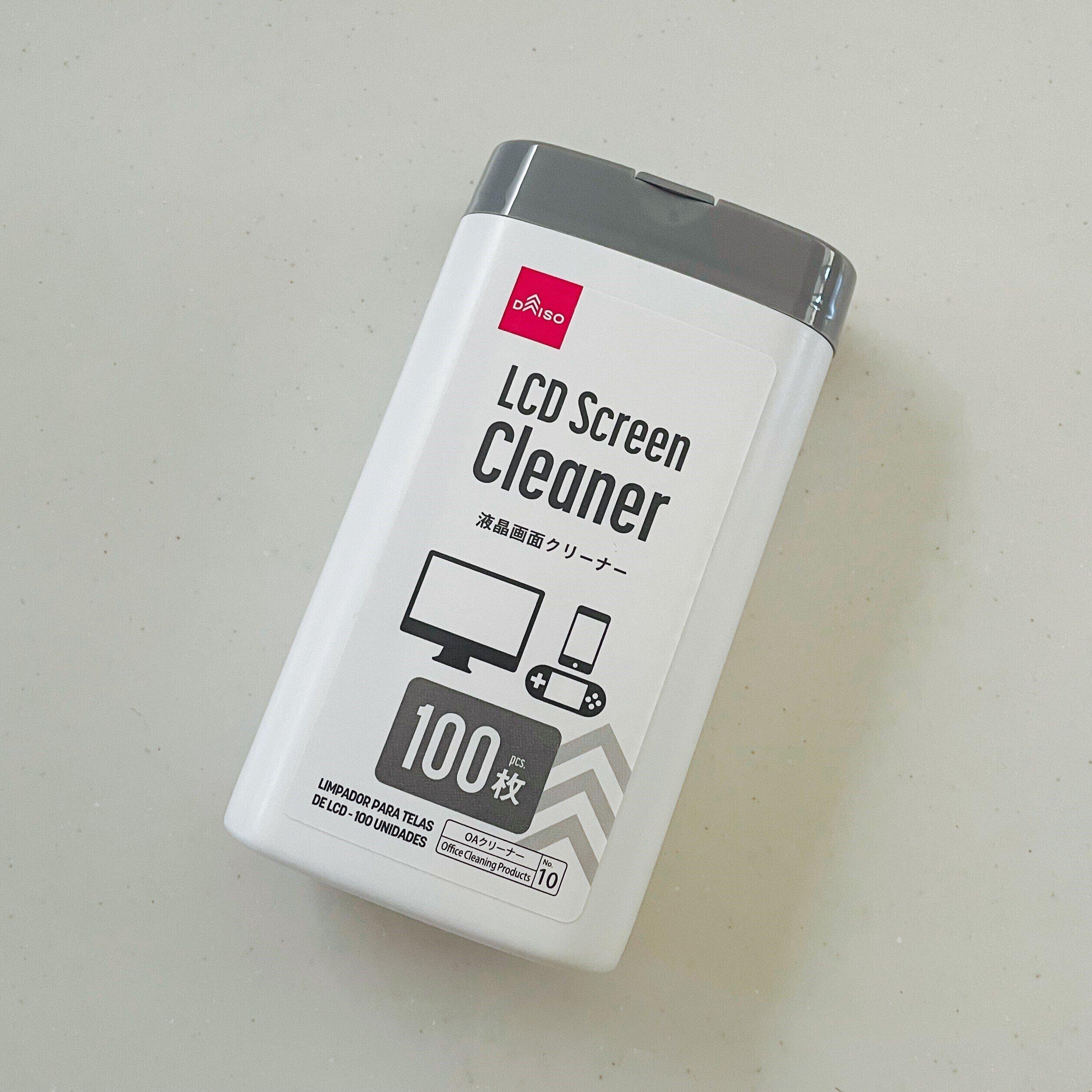 【ダイソー】テレビやPCの液晶画面がピカピカに！110円の液晶画面クリーナーが優秀！