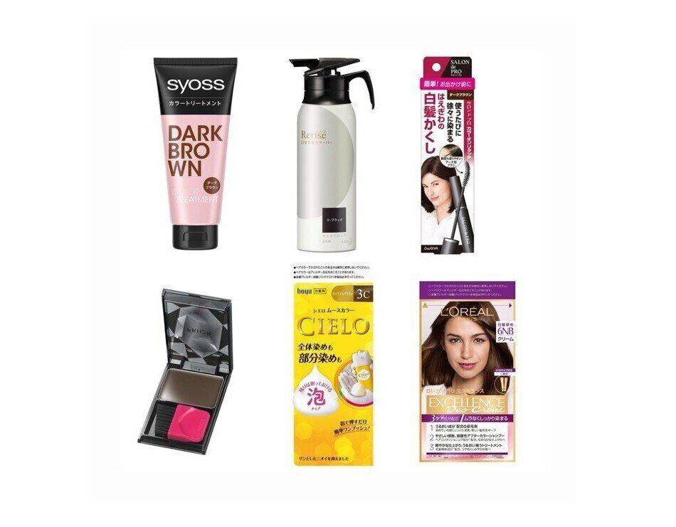＜ドラッグストア＞40代に本当に売れているヘアカラー６選