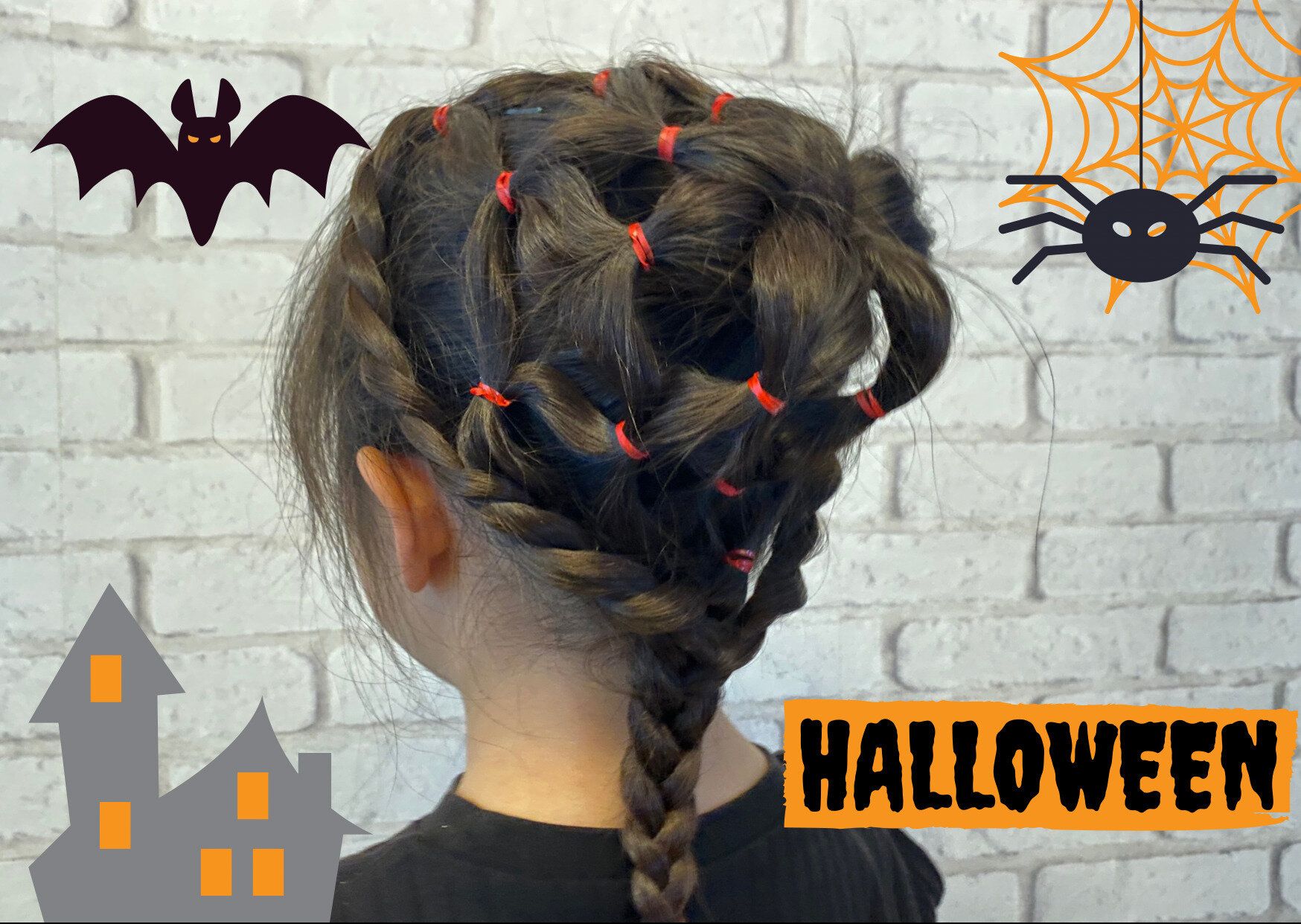 ハロウィンにぴったりなクモの巣ヘアアレンジをご紹介！