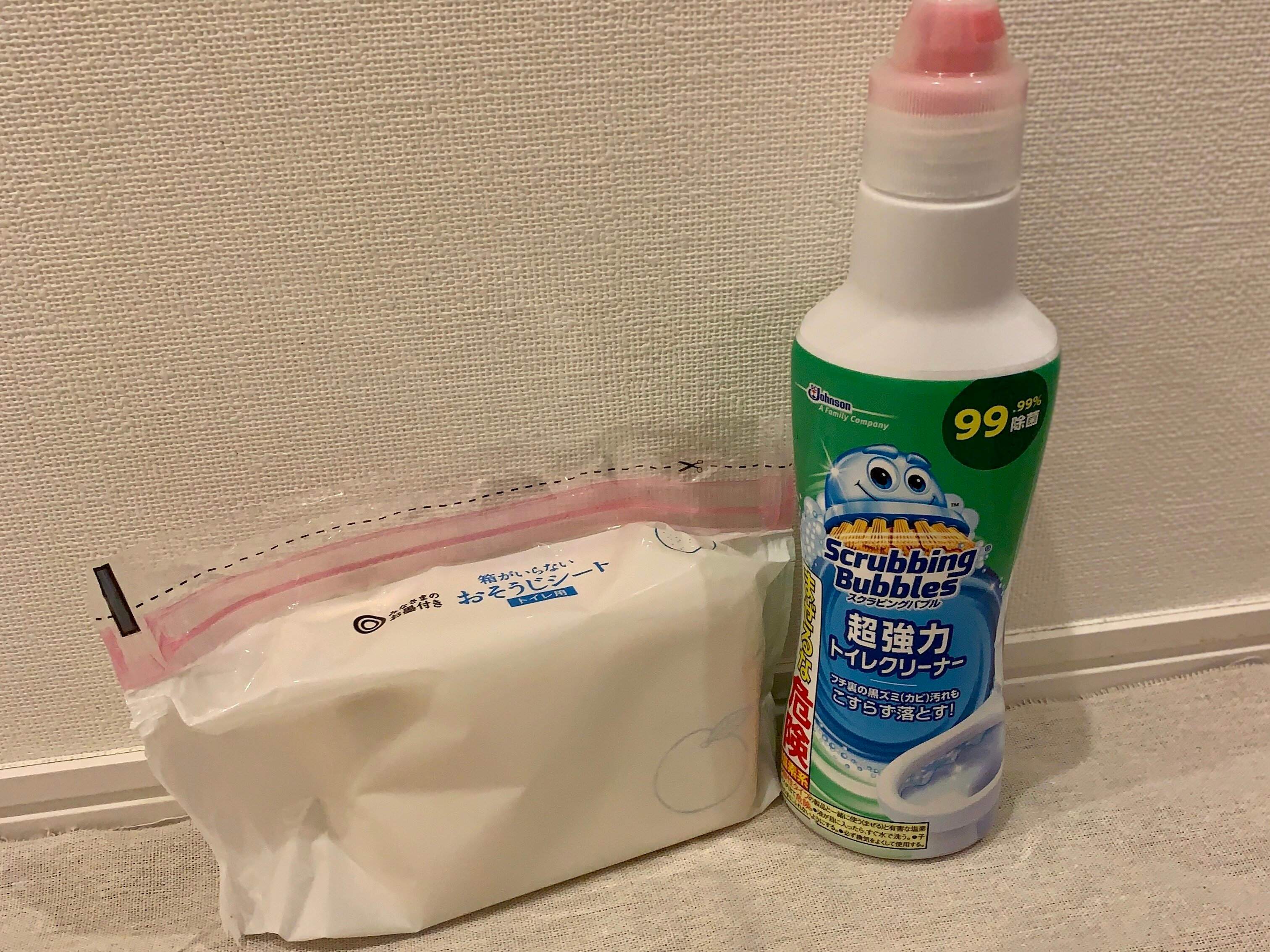 ズボラ主婦のトイレ掃除はこの２つ！【塗って放置】激推しアイテム