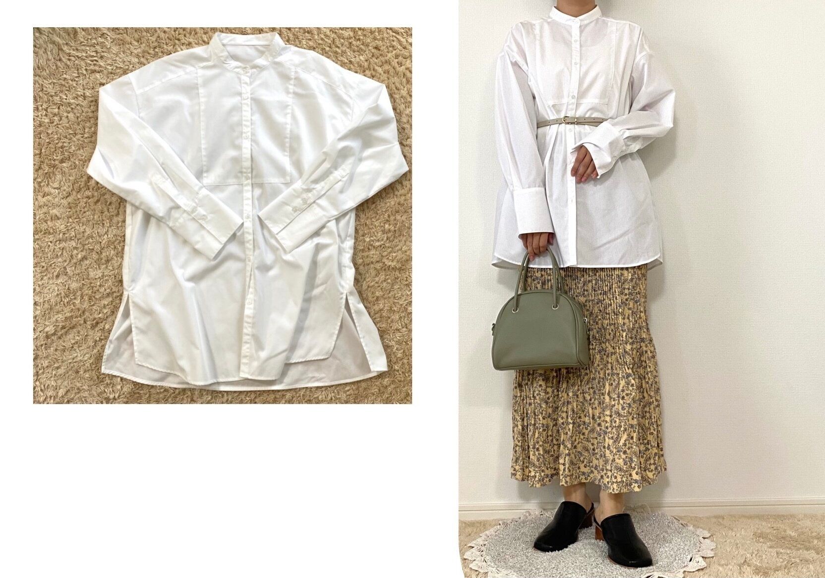 【GU】一枚あれば無敵の最強アイテム！おしゃれさんが買っている白シャツはこれだ！