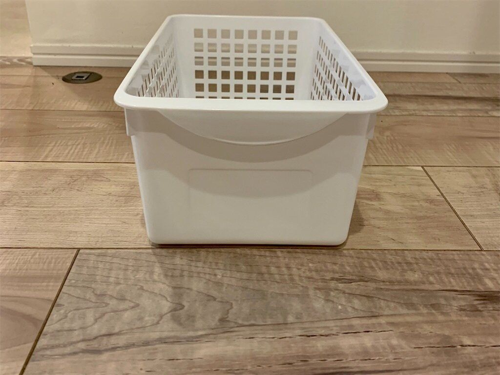 【ダイソー】シンク下、これで探さない。バスケットでザックリ収納