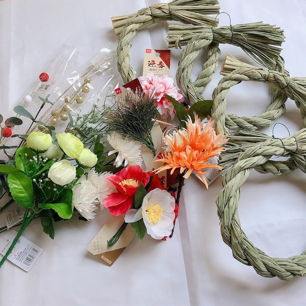 今年もハンドメイド！100均材料でしめ縄飾り