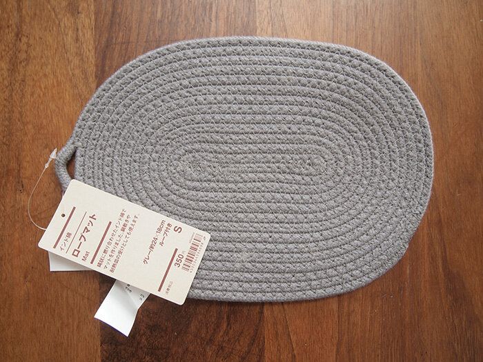 「ぜんぶ、無印良品で暮らしています。」の著者イチオシ！無印良品の「インド綿ロープマット」