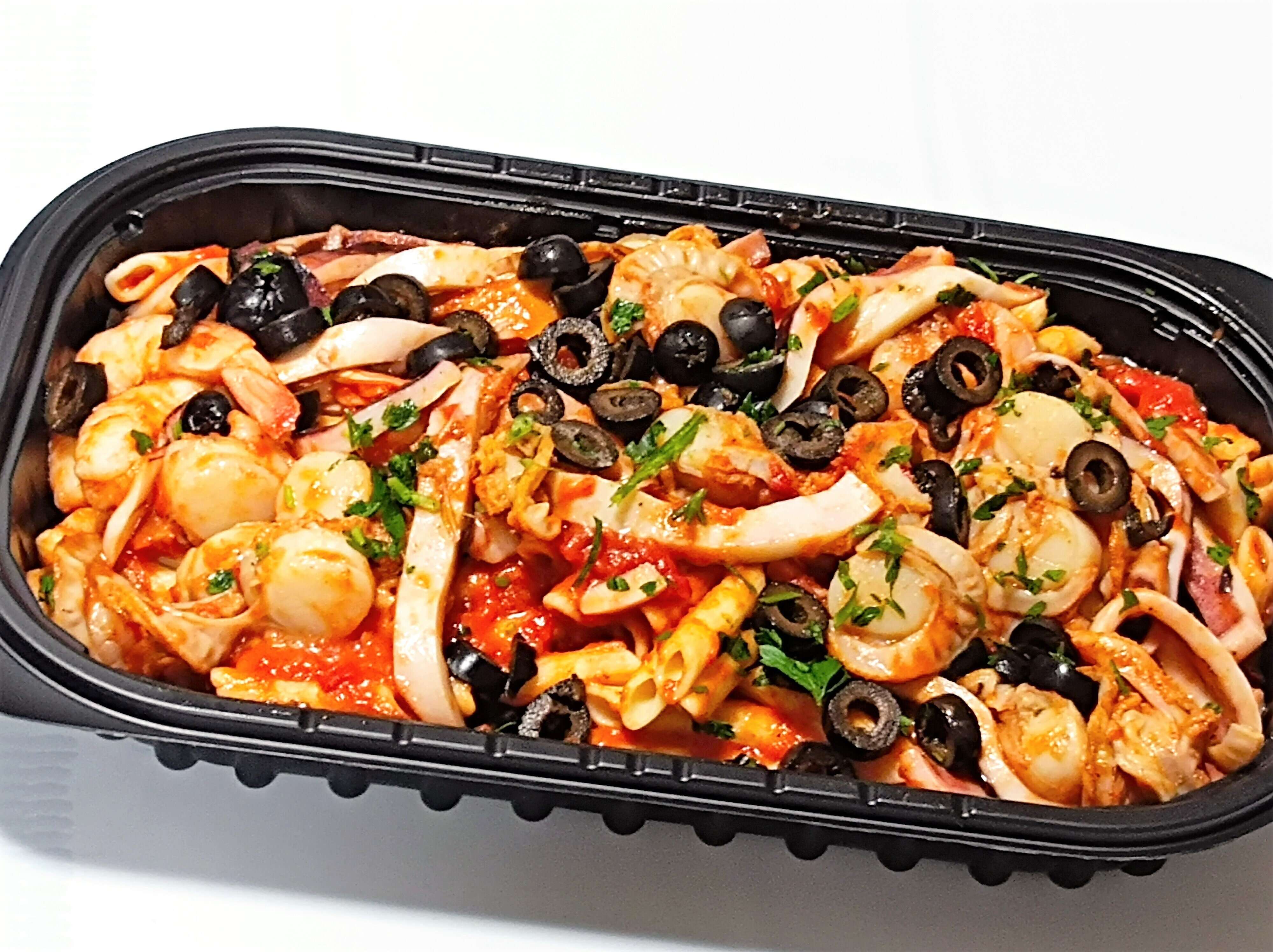 【コストコ】シーフードがゴロゴロ入った贅沢「シーフードペスカトーレ」