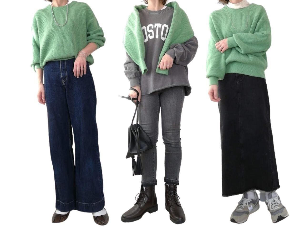 40代がイタく見えない「カラーニット」の着こなしは？OK＆NGコーデで解説！