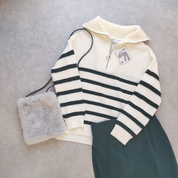 【しまむら】見つけたら即買い必須の大人気ハーフジップニット！