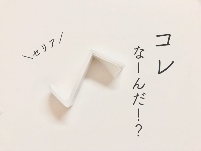 【セリア】ちょうどこんなの欲しかった！真っ白なコレ、なーんだ!?