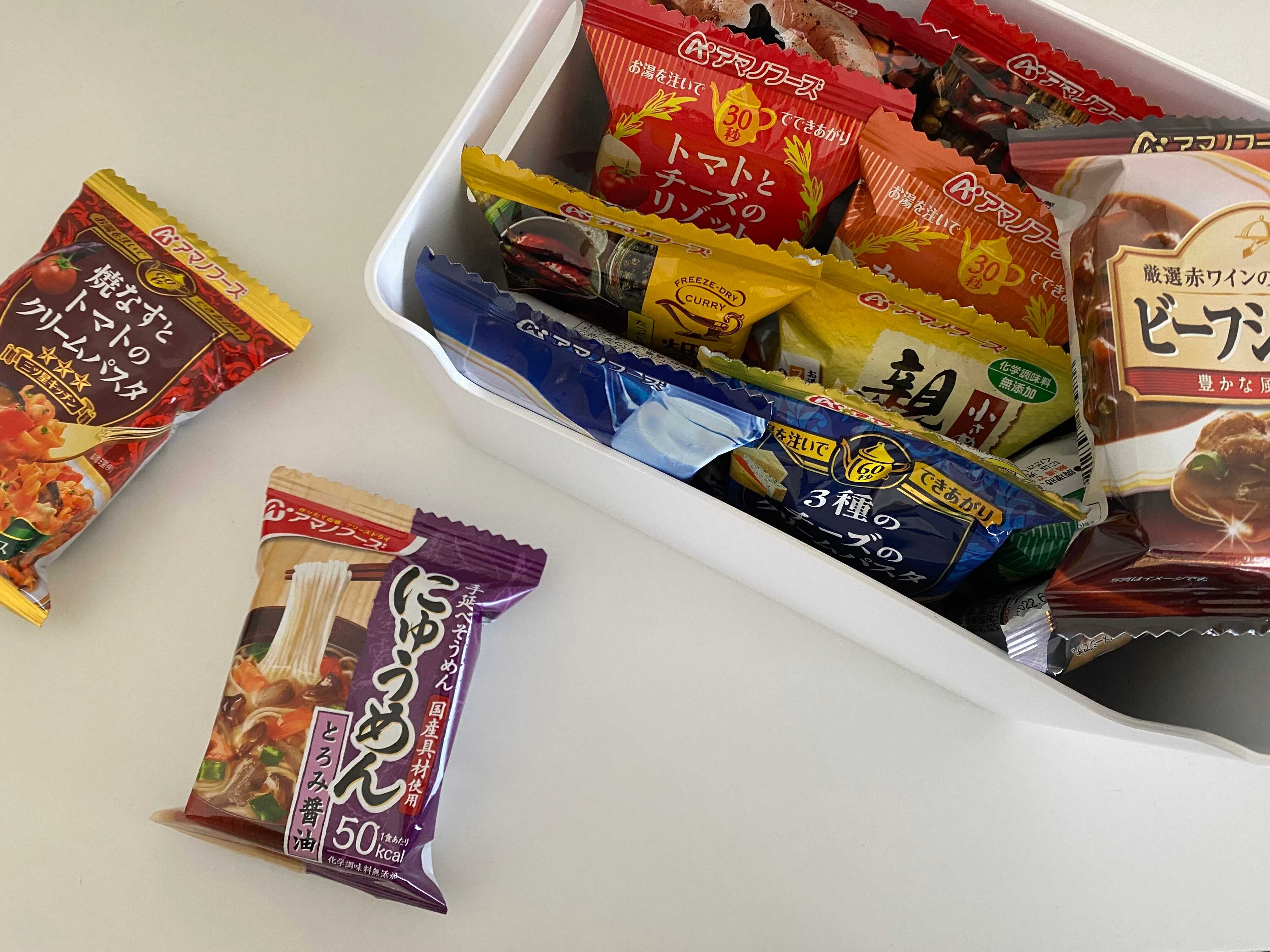 【防災備蓄】贈答品の解体セールなどを活用！費用を抑えて食品ロス防止にも貢献