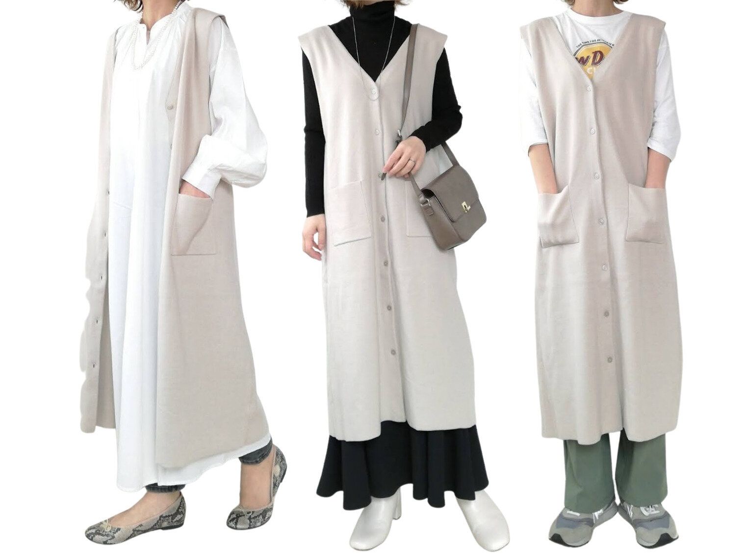 40代が「地味おばさん」にならない「ジャンパースカート」コーデって？ビフォーアフターでこんなに変わる！