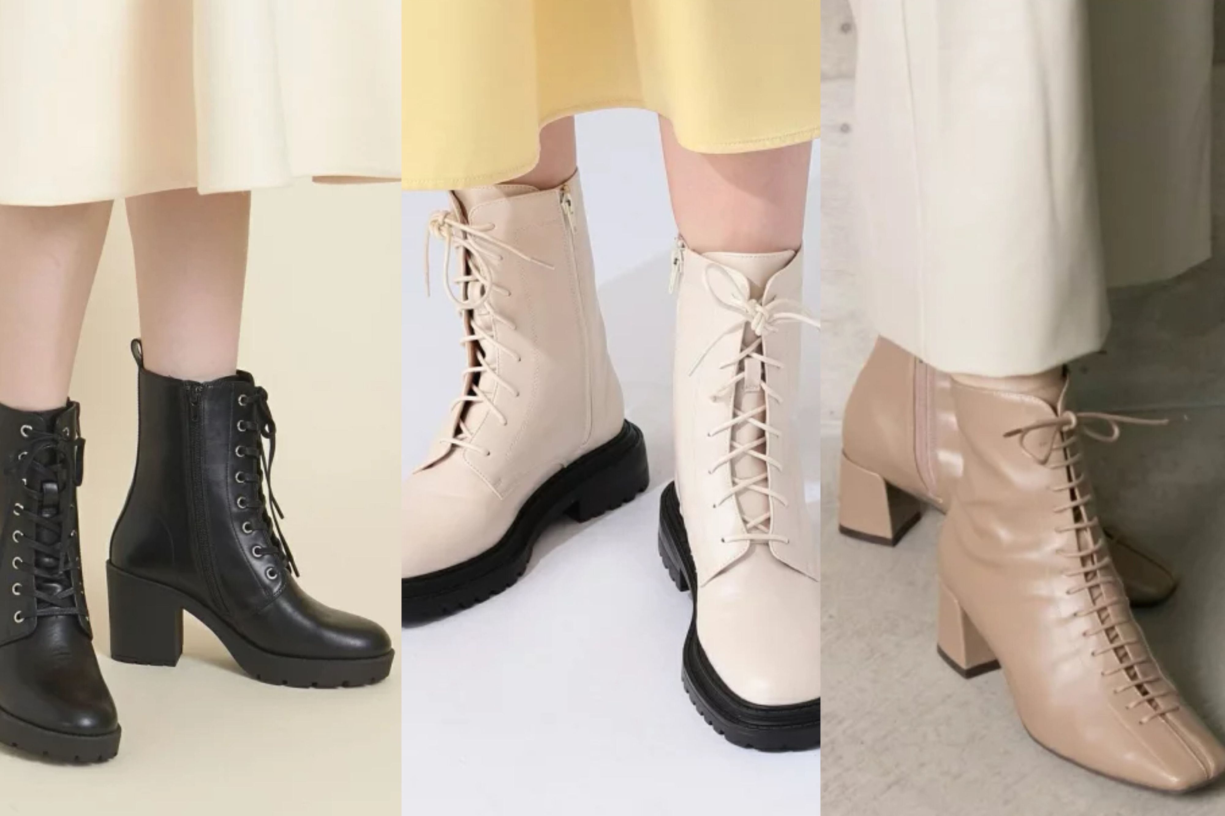 1点投入で大人モードに！レースアップシューズコーデ8選