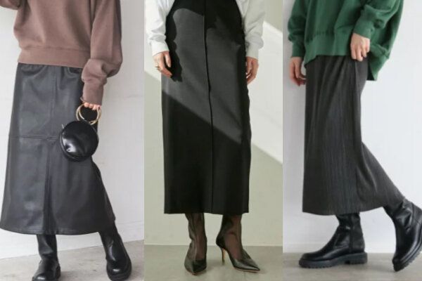 高見え＆やせ見えが叶う！40代の黒タイトスカートおすすめコーデ8選