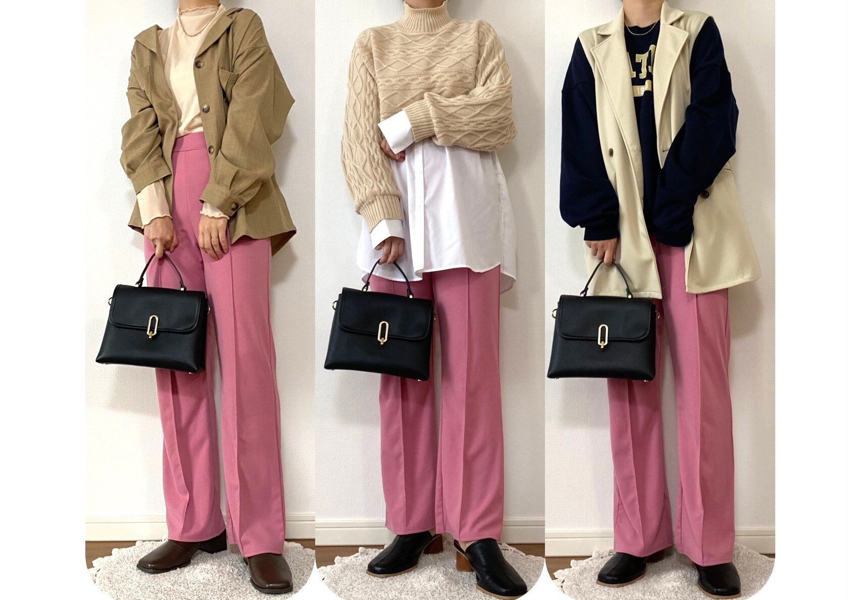 【しまむら】1,089円カラーパンツは派手カラーが今っぽい！推しは断然ピンク！！