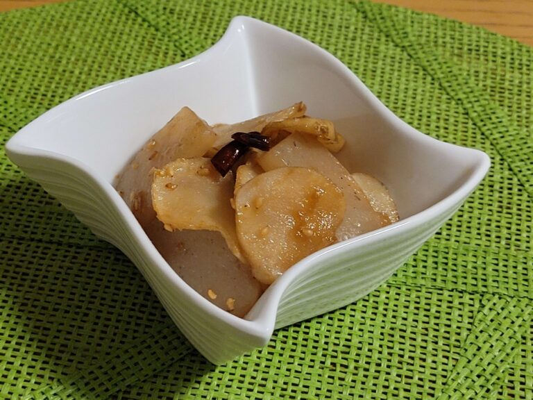 【旬の野菜レシピ】コク旨！シャキシャキ食感がたまらない「無限菊芋きんぴら」