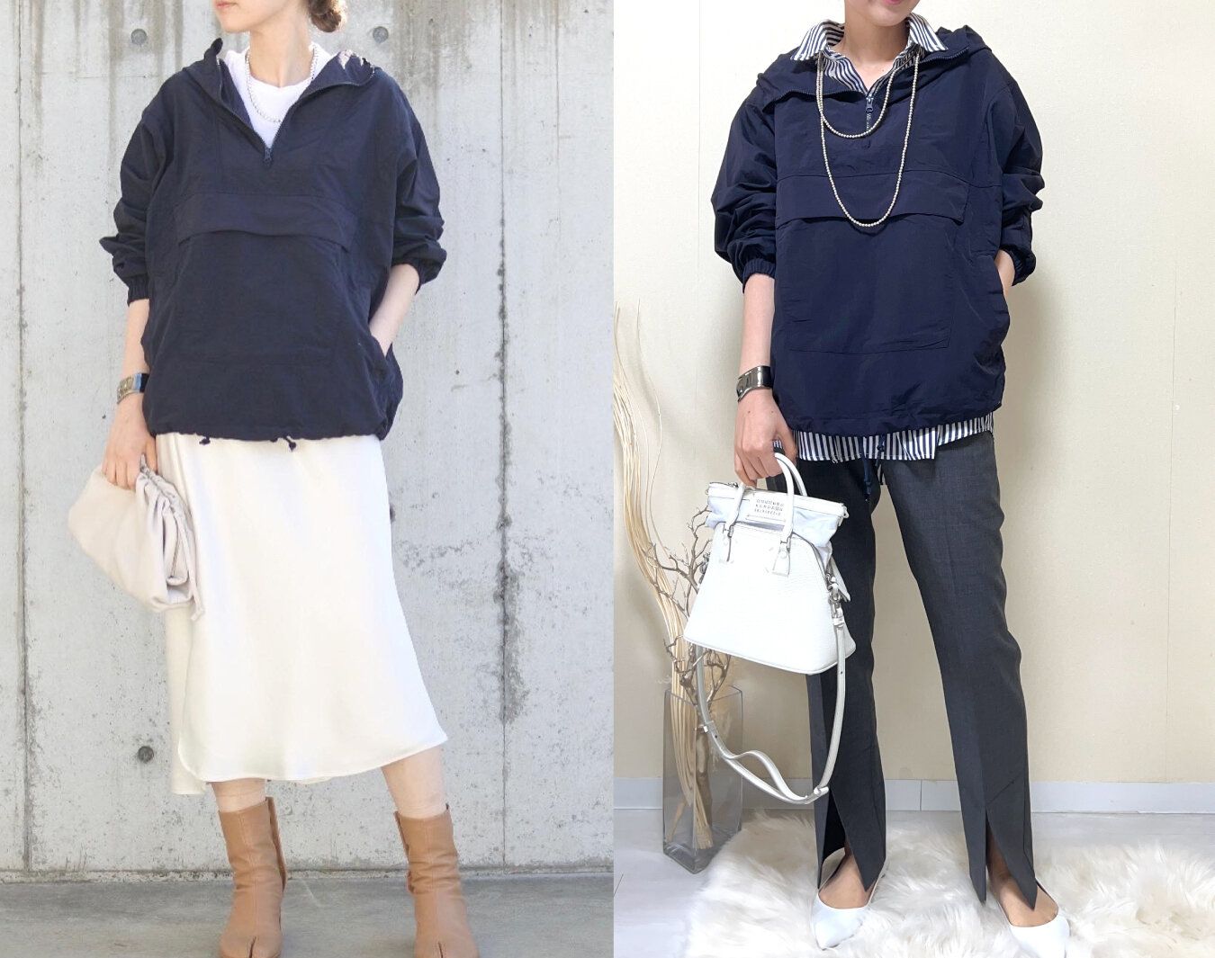 【GU新作】今年話題の「アノラックパーカ」40代はどう着こなすのが正解？OKコーデ＆NGコーデ