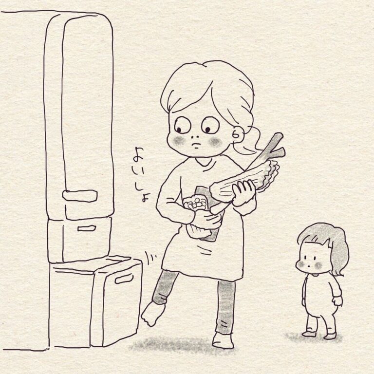 「いらん事ばっか覚えてしまう」ママの真似がしたい娘ちゃんの覚えた「いらんこと」に共感集まる！